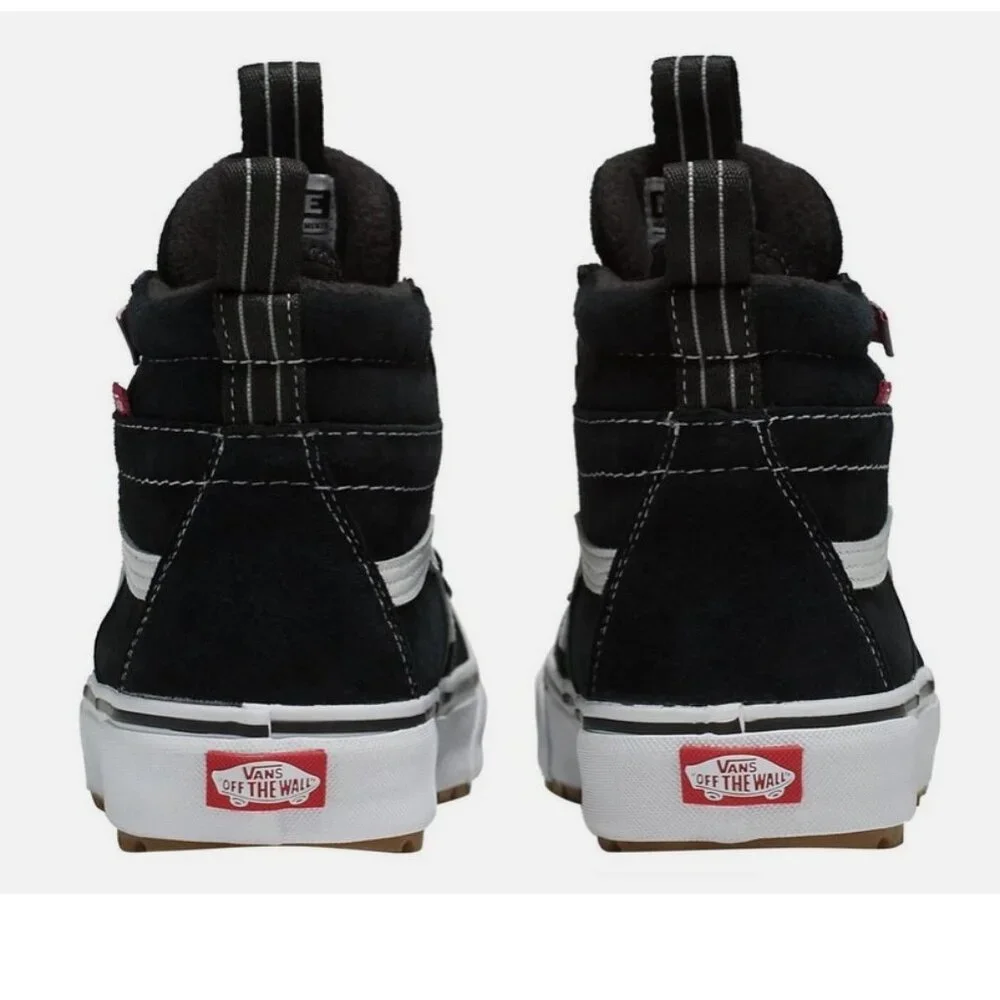 Vans Sk8-Hi MTE Boa Winter Shoes, Black/True White, Men's To. 9.5, - Picture 3 of 6